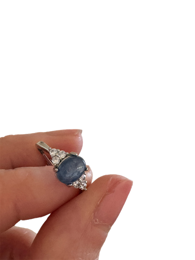 Cyanit Ring verstellbar 