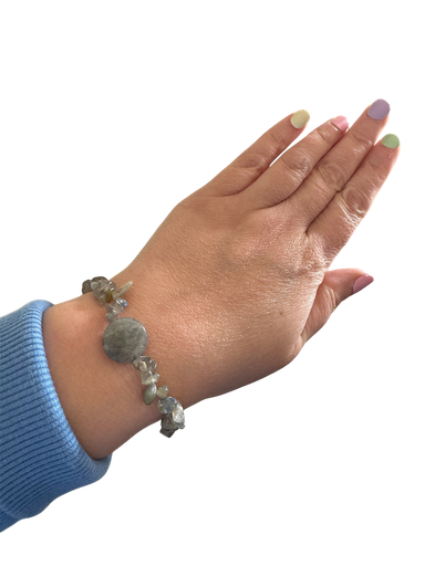 Labradorit Splitterarmband Variante