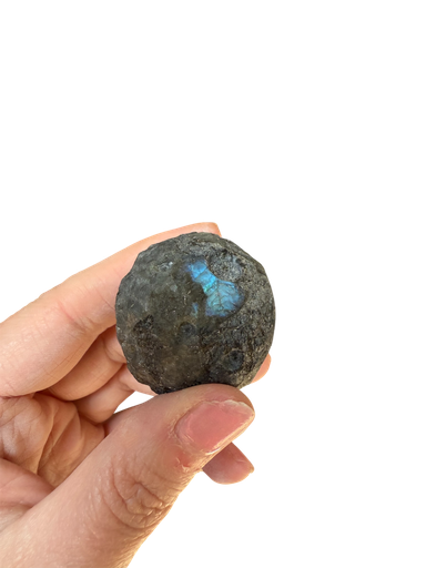 Labradorit Mond Graviert