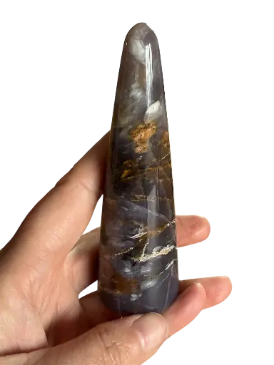 Chalcedon Turm Ringhalter 