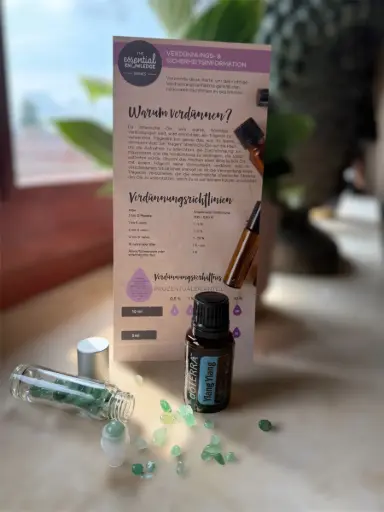 Ylang Ylang Ritualset – doTERRA Öl & Aventurin Roll-On mit Anleitung