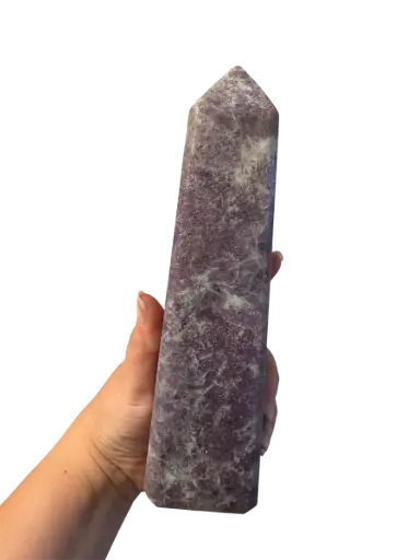 Lepidolith Obelisk