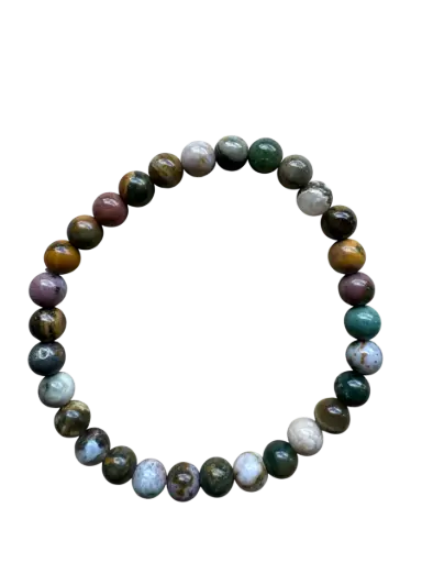 Jaspis Ocean Kugelarmband