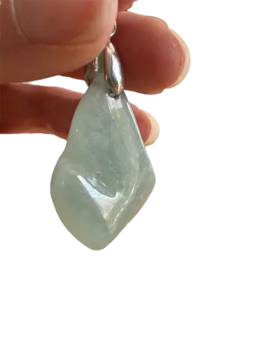 Aquamarin Anhänger Halskette