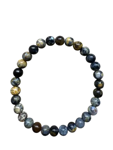 Ocean Jaspis Kugelarmband blau