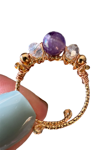 Amethyst Edelsteinring