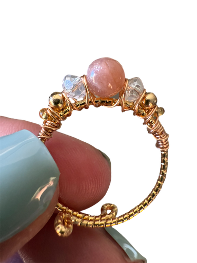 Sonnenstein Edelsteinring 