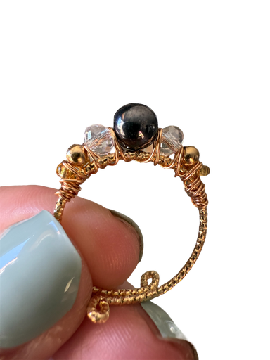 Hämatit Edelsteinring