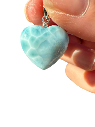 Larimar Herz Anhänger