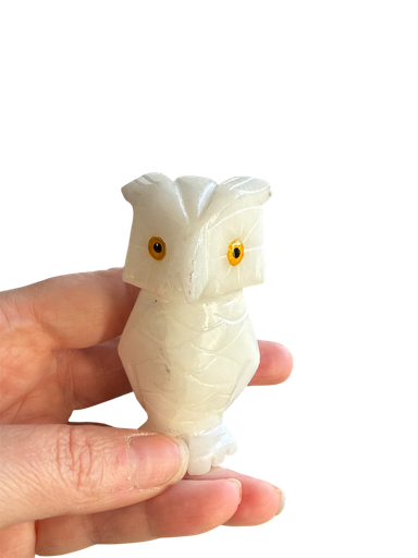 Onyx weiß Eule aus Peru