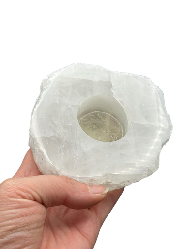 Bergkristall Design Teelicht