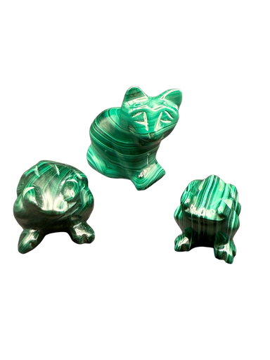 Malachit Gravur Tier Formen