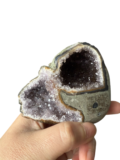 Amethyst Druse poliert