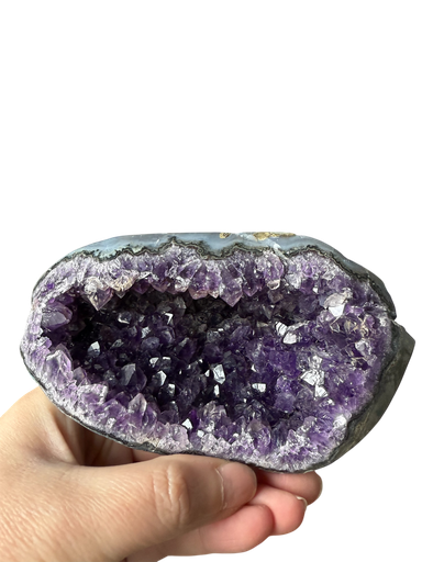 Amethyst Druse poliert