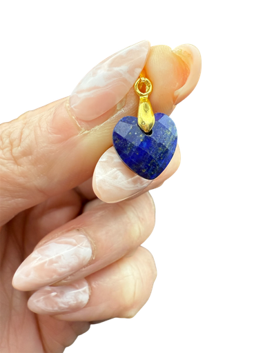 Lapislazuli Herzanhänger 
