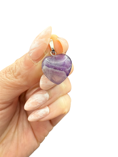 Fluorit Herzanhänger