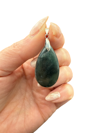 Jade Anhänger Cabochon Unikat