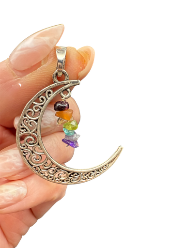 Chakra Mond Anhänger