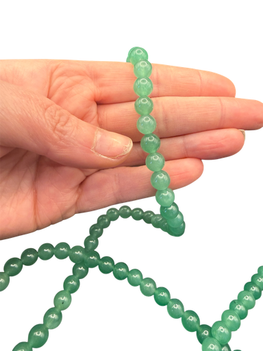 Aventurin Kugelperlen Strang 8mm 