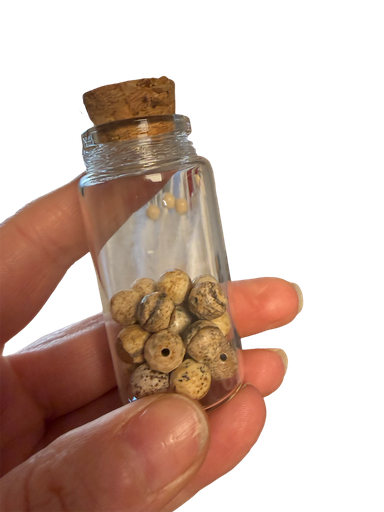 Jaspis Paisina – DIY Kugelarmband Set im Fläschchen