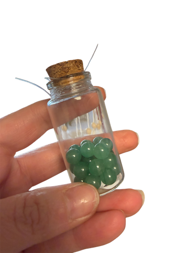 Aventurin – DIY Kugelarmband Set im Fläschchen